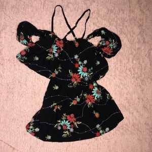 Embroidered, sassy little dress!
